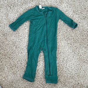 Kyte Baby Romper, NB in emerald